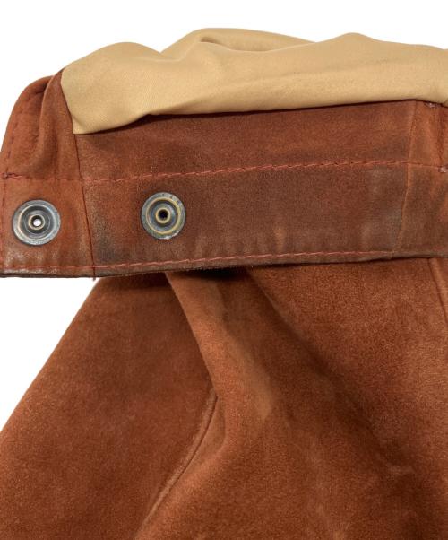 AVIREX（アヴィレックス）AVIREX (アヴィレックス) AGED SUEDE SOUVENIR JACKET ブラウン サイズ:Mの古着・服飾アイテム