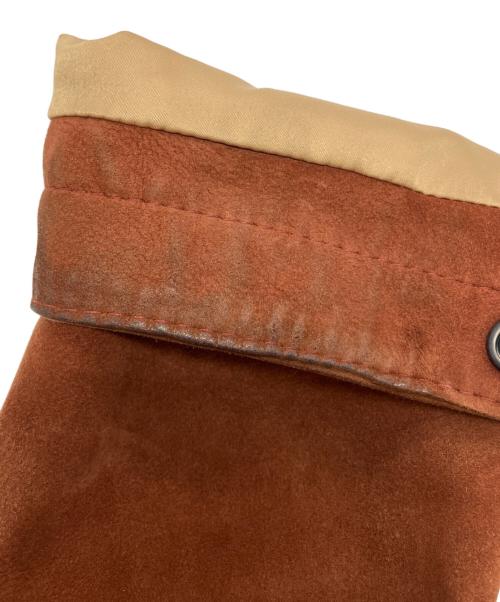 AVIREX（アヴィレックス）AVIREX (アヴィレックス) AGED SUEDE SOUVENIR JACKET ブラウン サイズ:Mの古着・服飾アイテム