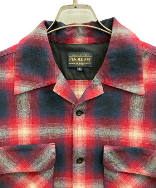 PENDLETON（ペンドルトン）PENDLETON (ペンドルトン) オンブレチェックシャツ ネイビー サイズ:Lの古着・服飾アイテム