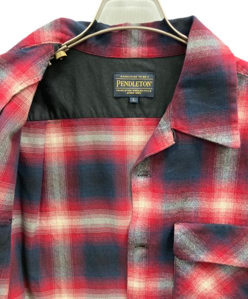 PENDLETON（ペンドルトン）PENDLETON (ペンドルトン) オンブレチェックシャツ ネイビー サイズ:Lの古着・服飾アイテム
