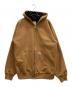 CarHartt（カーハート）の古着「裏サーマルジップパーカー」｜ブラウン