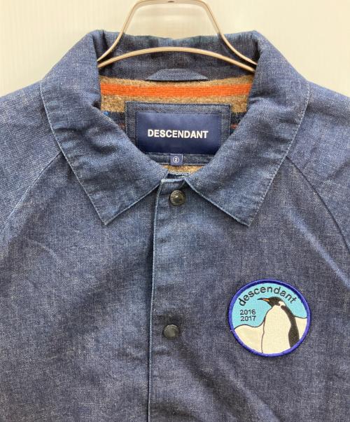 DESCENDANT（ディセンダント）DESCENDANT (ディセンダント) コーチジャケット ネイビー サイズ:2の古着・服飾アイテム