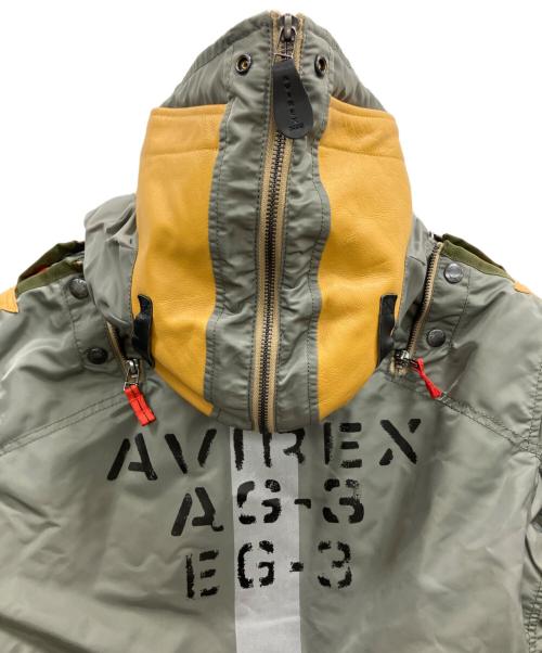 AVIREX（アヴィレックス）AVIREX (アヴィレックス) MA-1 REMODEL カーキ サイズ:Mの古着・服飾アイテム