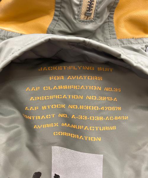 AVIREX（アヴィレックス）AVIREX (アヴィレックス) MA-1 REMODEL カーキ サイズ:Mの古着・服飾アイテム