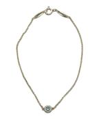 TIFFANY & Co.ティファニー）の古着「カラーバイザヤードブレスレット」｜シルバー×ブルー