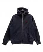 SUPREMEシュプリーム）の古着「Small Box Logo zip hoodie」｜ネイビー