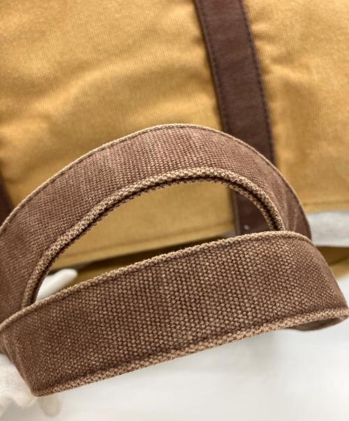 RALPH LAUREN（ラルフローレン）RALPH LAUREN (ラルフローレン) ポニー刺繍キャンバストートバッグ ブラウンの古着・服飾アイテム