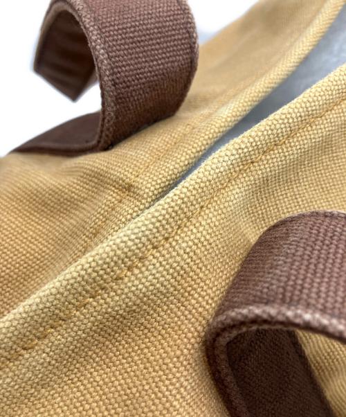 RALPH LAUREN（ラルフローレン）RALPH LAUREN (ラルフローレン) ポニー刺繍キャンバストートバッグ ブラウンの古着・服飾アイテム