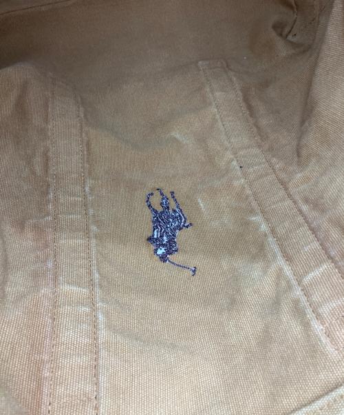 RALPH LAUREN（ラルフローレン）RALPH LAUREN (ラルフローレン) ポニー刺繍キャンバストートバッグ ブラウンの古着・服飾アイテム