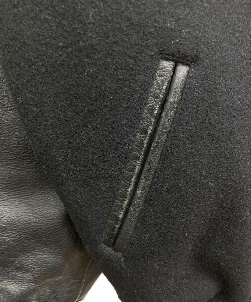 VAN（ヴァン）VAN (ヴァン) カウレザー切替スタジャン ブラック サイズ:Freeの古着・服飾アイテム