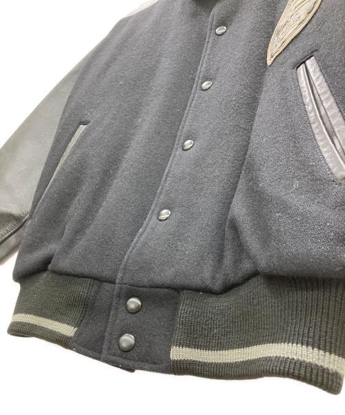 VAN（ヴァン）VAN (ヴァン) カウレザー切替スタジャン ブラック サイズ:Freeの古着・服飾アイテム