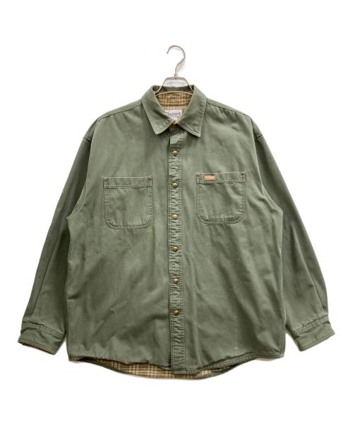 CarHartt（カーハート）CarHartt (カーハート) ダックシャツジャケット カーキ サイズ:Lの古着・服飾アイテム