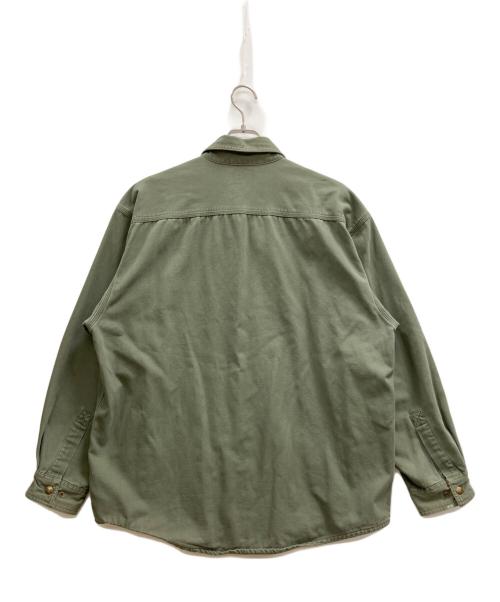CarHartt（カーハート）CarHartt (カーハート) ダックシャツジャケット カーキ サイズ:Lの古着・服飾アイテム