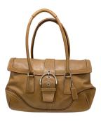 COACHコーチ）の古着「Soho Shoulder Bag」｜ベージュ