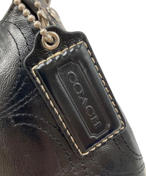 COACH（コーチ）COACH (コーチ) シグネチャーハンドバッグ ブラックの古着・服飾アイテム