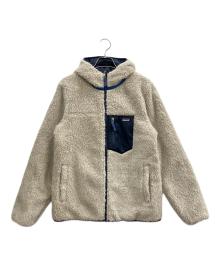 Patagonia×green label relaxing（パタゴニア×グリーンレーベルリラクシング）の古着「リバーシブルフーディ」｜アイボリー