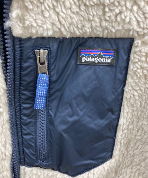 Patagonia（パタゴニア）Patagonia (パタゴニア) green label relaxing (グリーンレーベルリラクシング) リバーシブルフーディ アイボリー サイズ:XXLの古着・服飾アイテム