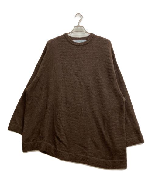Dulcamara（ドゥルカマラ）Dulcamara (ドゥルカマラ) アルパカニット ブラウン サイズ:Freeの古着・服飾アイテム