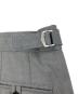 中古・古着 MARKA (マーカ) OFFICER PANTS 2TUCK WIDE WOOL TROPICAL MELANGE グレー サイズ:3：15000円