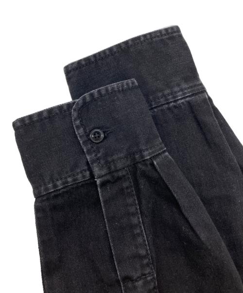 COACH（コーチ）COACH (コーチ) ブラック デニム ボタン アップ ドレス ブラック サイズ:Mの古着・服飾アイテム