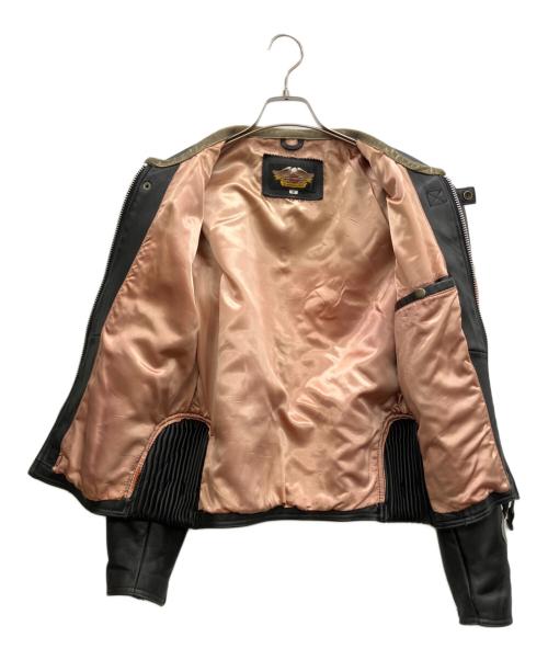 HARLEY-DAVIDSON（ハーレーダビッドソン）HARLEY-DAVIDSON (ハーレーダビッドソン) レーシングジャケット ブラック サイズ:Mの古着・服飾アイテム