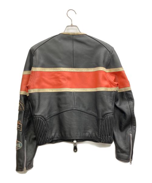 HARLEY-DAVIDSON（ハーレーダビッドソン）HARLEY-DAVIDSON (ハーレーダビッドソン) レーシングジャケット ブラック サイズ:Mの古着・服飾アイテム