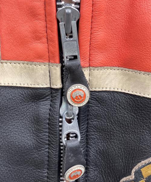 HARLEY-DAVIDSON（ハーレーダビッドソン）HARLEY-DAVIDSON (ハーレーダビッドソン) レーシングジャケット ブラック サイズ:Mの古着・服飾アイテム