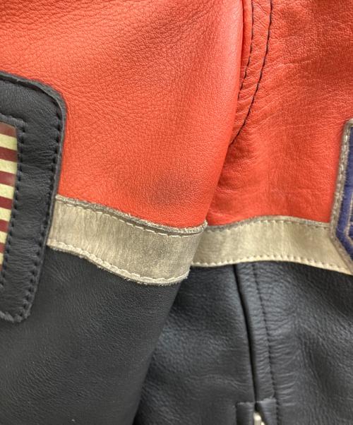 HARLEY-DAVIDSON（ハーレーダビッドソン）HARLEY-DAVIDSON (ハーレーダビッドソン) レーシングジャケット ブラック サイズ:Mの古着・服飾アイテム