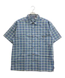 Patagonia（パタゴニア）の古着「Seersucker Puckerware Shirt」｜ブルー