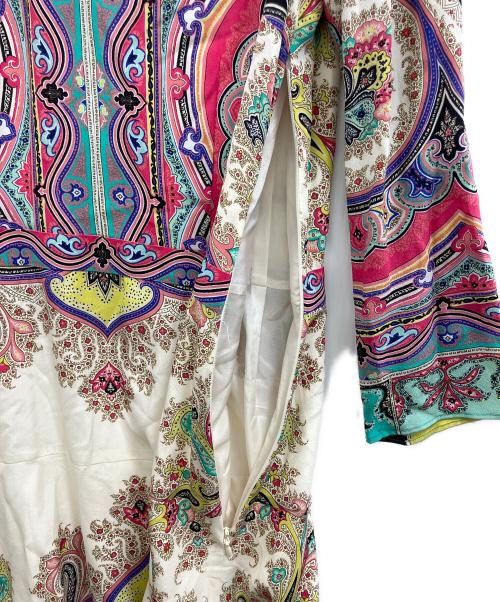 ETRO（エトロ）ETRO (エトロ) ペイズリー柄シルクワンピース ピンク サイズ:不明の古着・服飾アイテム