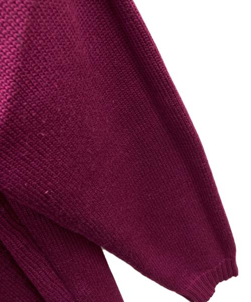 Zanone（ザノーネ）Zanone (ザノーネ) ショールカラーニット パープル サイズ:50の古着・服飾アイテム