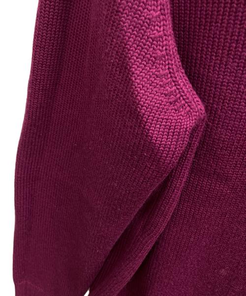 Zanone（ザノーネ）Zanone (ザノーネ) ショールカラーニット パープル サイズ:50の古着・服飾アイテム