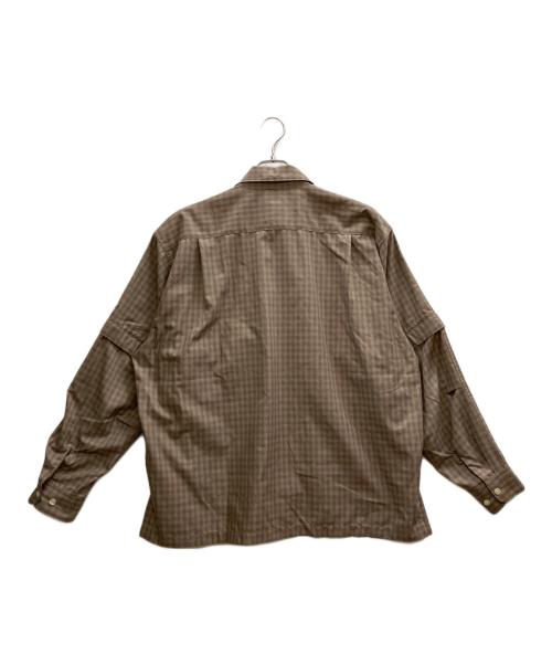 DAIWA PIER39（ダイワ ピア39）DAIWA PIER39 (ダイワ ピア39) TECH SPORTS OPEN COLLAR SHIRTS ブラウン サイズ:Mの古着・服飾アイテム