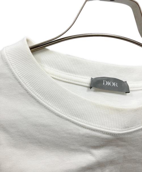 Dior（ディオール）DIOR (ディオール) コットンコンパクトジャージーTシャツ ホワイト サイズ:Sの古着・服飾アイテム