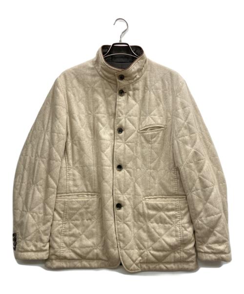 BOSS HUGO BOSS（ボス ヒューゴボス）BOSS HUGO BOSS (ボス ヒューゴボス) リバーシブルジャケット ベージュ サイズ:52の古着・服飾アイテム