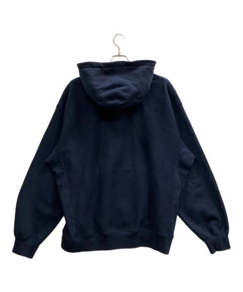 SUPREME（シュプリーム）Supreme (シュプリーム) RAISED SCRIPT HOODED SWEAT SHIRTS ネイビー サイズ:XLの古着・服飾アイテム