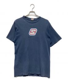 stussy（ステューシー）の古着「90's 	SロゴTシャツ」｜ネイビー
