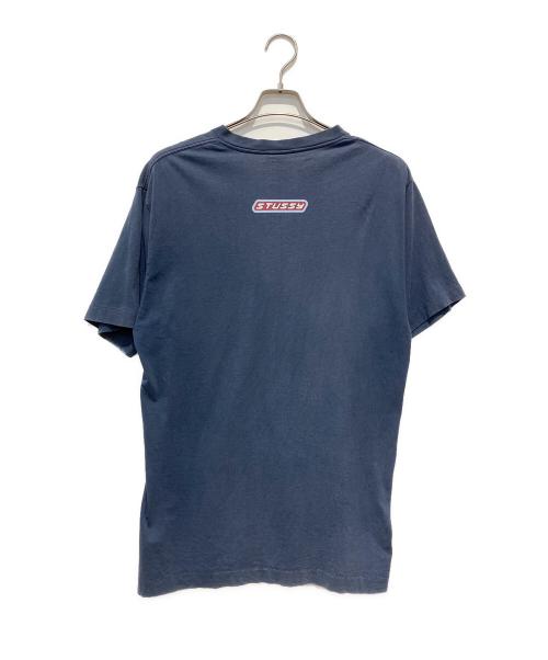 stussy（ステューシー）stussy (ステューシー) 90's 	SロゴTシャツ ネイビー サイズ:Lの古着・服飾アイテム
