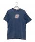 stussy（ステューシー）の古着「90's 	SロゴTシャツ」｜ネイビー