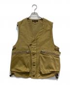 freewheelersフリーホイーラーズ）の古着「SPEED ENGINEER SLEEVELESS COAT」｜キャメル