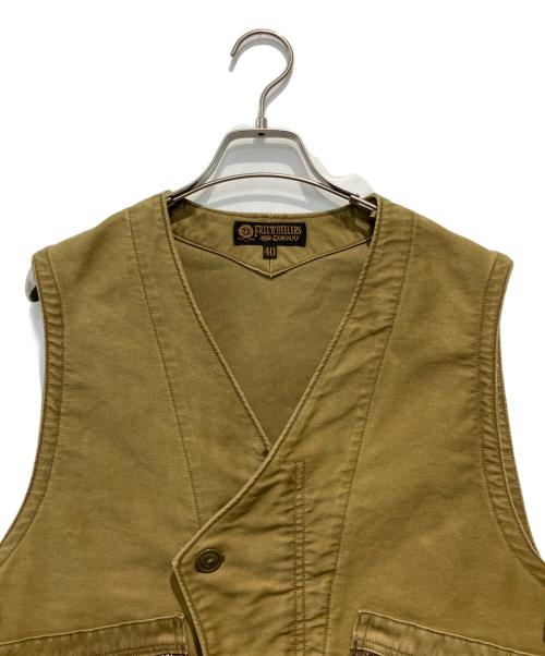freewheelers（フリーホイーラーズ）freewheelers (フリーホイーラーズ) SPEED ENGINEER SLEEVELESS COAT キャメル サイズ:４０の古着・服飾アイテム