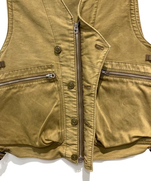 freewheelers（フリーホイーラーズ）freewheelers (フリーホイーラーズ) SPEED ENGINEER SLEEVELESS COAT キャメル サイズ:４０の古着・服飾アイテム