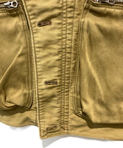 freewheelers（フリーホイーラーズ）freewheelers (フリーホイーラーズ) SPEED ENGINEER SLEEVELESS COAT キャメル サイズ:４０の古着・服飾アイテム