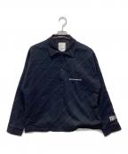 SHAREEFシャリーフ）の古着「BIAS LINE SHORT BLOUSON」｜ネイビー