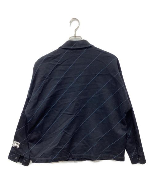 SHAREEF（シャリーフ）SHAREEF (シャリーフ) BIAS LINE SHORT BLOUSON ネイビー サイズ:２の古着・服飾アイテム