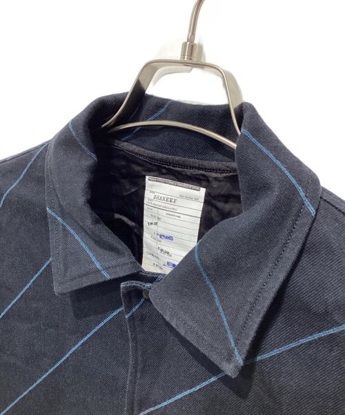 SHAREEF（シャリーフ）SHAREEF (シャリーフ) BIAS LINE SHORT BLOUSON ネイビー サイズ:２の古着・服飾アイテム