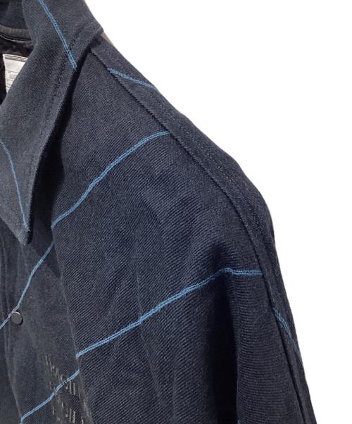 SHAREEF（シャリーフ）SHAREEF (シャリーフ) BIAS LINE SHORT BLOUSON ネイビー サイズ:２の古着・服飾アイテム