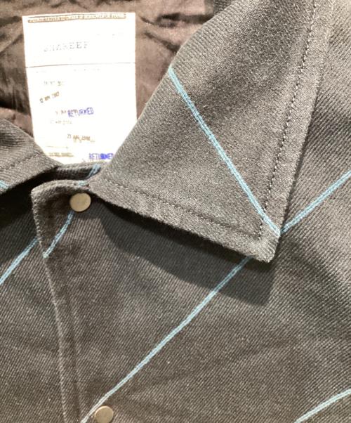 SHAREEF（シャリーフ）SHAREEF (シャリーフ) BIAS LINE SHORT BLOUSON ネイビー サイズ:２の古着・服飾アイテム