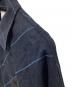 中古・古着 SHAREEF (シャリーフ) BIAS LINE SHORT BLOUSON ネイビー サイズ:２：10000円