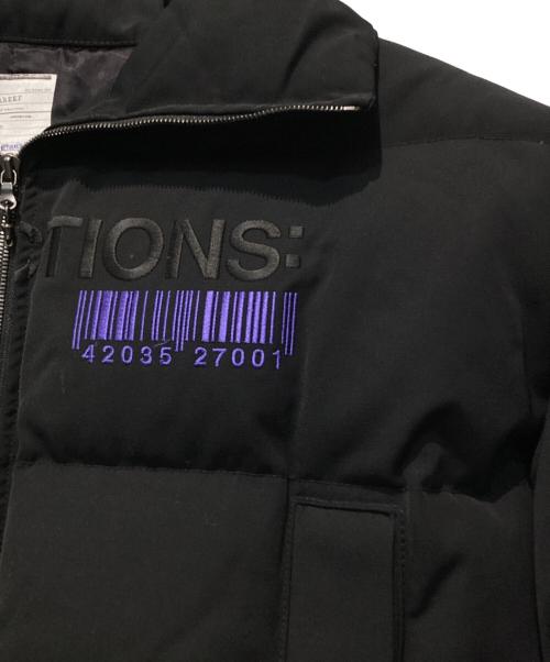 SHAREEF（シャリーフ）SHAREEF (シャリーフ) 18AW DOWN BLOUSON INSTRUCTIONS ブラック サイズ:２の古着・服飾アイテム